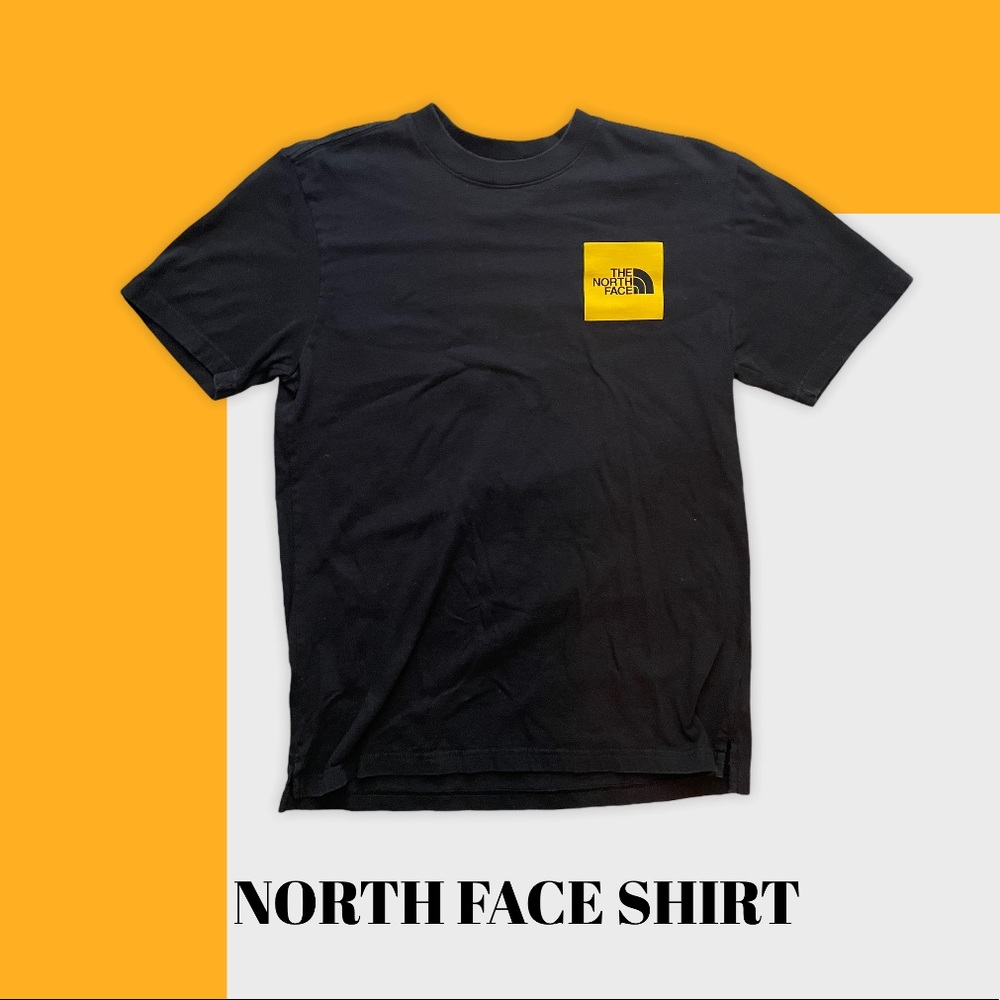 Used The North Face Black/Yellow Shirt